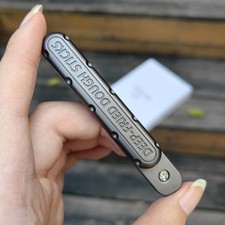 EDC Fidget Slider Fidget Toy Adult Stress Relief Metal Rotation Push Pull ADH...