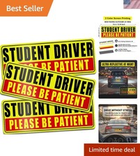 Student Driver Magnet for Car - 3 Pcs New Driver Magnet for Car