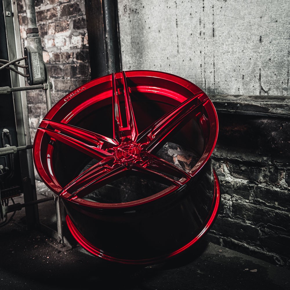20" Rohana RFX15 Red 20x9 20x10 Concave Wheels Rims Fits Maserati Quattroporte