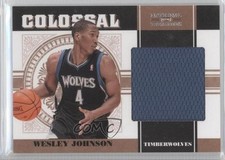 2010 Playoff National Treasures Colossal Materials 86/99 Wesley Johnson #22 0x5