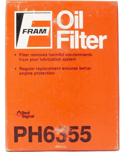 FRAM Replacement Oil Filter Fits 1985-1987 Ford Ranger L4 2.3 Part Number PH6355 - Изображение 3 из 4