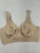 Evelyn Bobbie Beyond Bra Wireless Women Sz Large Beige NO CUPS