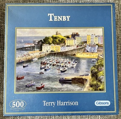 Gibsons 500-teiliges Puzzle namens ''Tenby'' von Terry Harrison