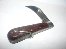 Klein Tools Pruning Liner Lock Pocket Knife Made In Japan W/Hawkbill Blade