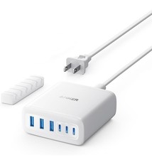Anker 6-in-1 Desktop Charger 112W Multi-Port Charging Station USB-C Fast Charge