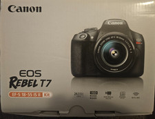 Canon EOS Rebel T7 EF-S 18-55mm IS II Kit New 