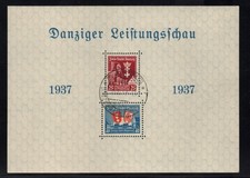 Freie Stadt Danzig Block  3 gestempelt