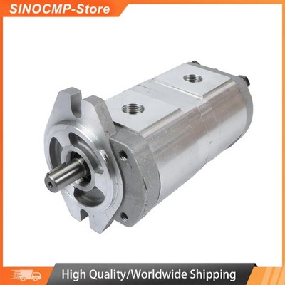 HGP-33A-F6/6R Hydraulic Double Gear Pump, 17.46mm Shaft Extension Diameter