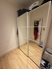 IKEA PAX sliding mirrored door wardrobe