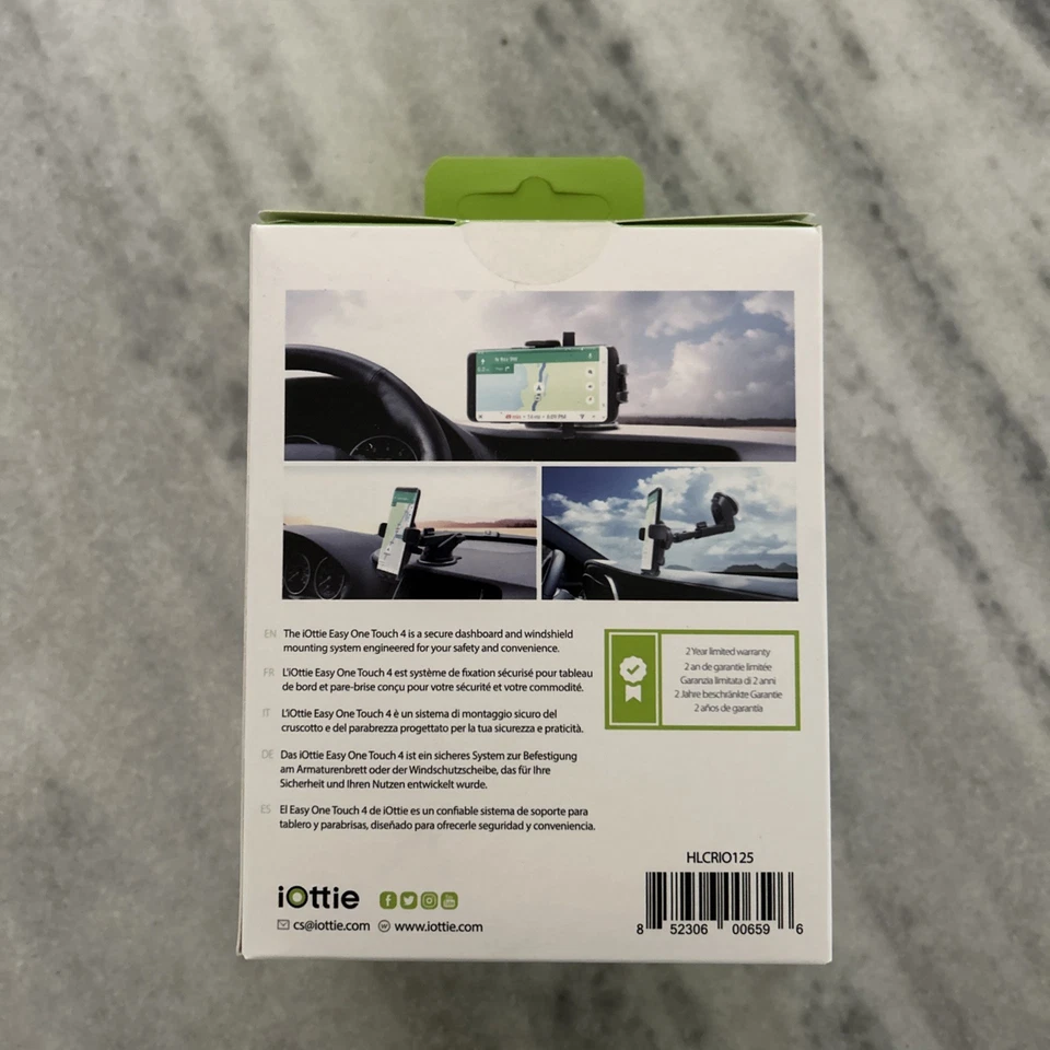 NEW iOttie Easy One Touch 4 Dashboard Windshield Smartphone Car Mount - Image 2 of 4