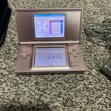 Nintendo DS Lite USG-001 Handheld Game Console With Case And Charger Works Well