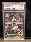 2024 Topps Now - #179 Paul Skenes (RC) PSA 10