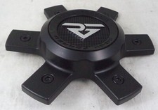 Rock Forged Wheels Flat Black Custom Wheel Center Cap Caps 6h-136 136-6h