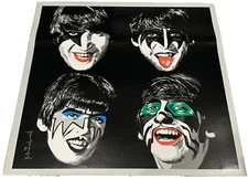 Beatles As Kiss Mr. Brainwash 2010 Convention Exclusive Lithograph Poster