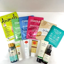 Health & Beauty Skincare Lot Lume Burts Bees Stylia Eye Masks Face Cleansers Deo