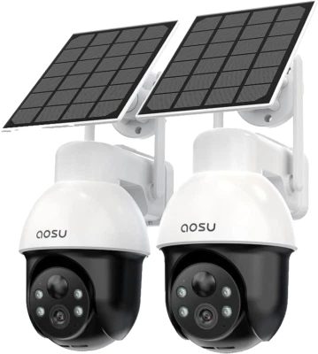 AOSU Solarcam D1 Se solar Powerd Wireless (Combo 2 items)
