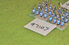 15mm medieval / chinese - halberd 24 figs - inf (97107)