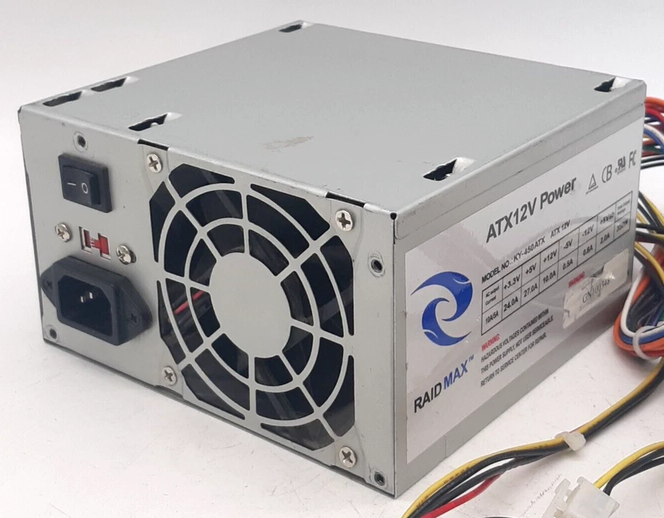 Raid Max KY-450ATX Power Supply ATX 12V - Image 3 of 4