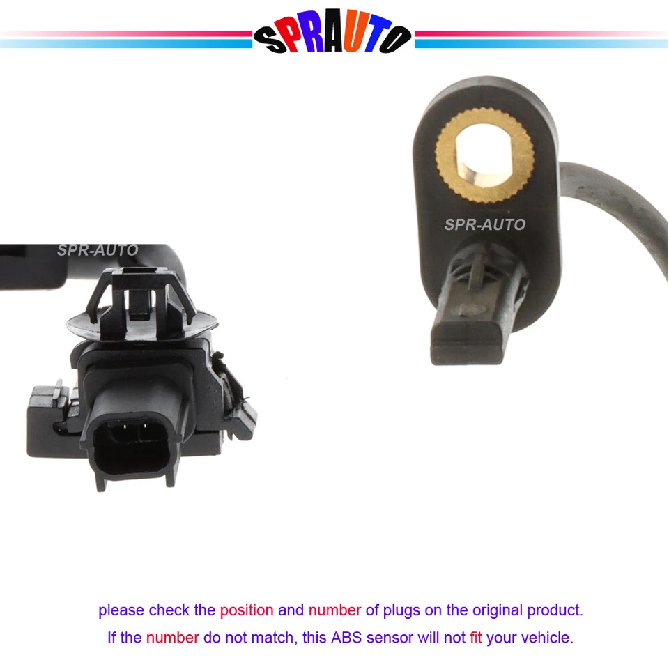 2 ABS Speed Sensor Set Front Driver and Passenger For Honda CR-V 2.4L 2012-2013 - Image 3 of 4