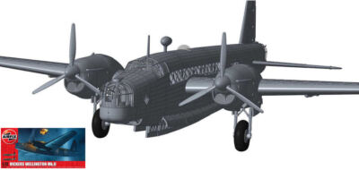 Aircraft model kit assembly Airfix VICKERS WELLINGTON MKII scale 1:72