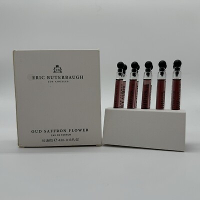 ERIC BUTERBAUGH OUD SAFFRON FLOWER EDP 4ML/0.13FL.OZ NWOB 1 Sample! Not 10