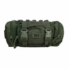 NEW Elite First Aid Tactical Deployment Medical MOLLE Pouch Carry Bag OD GREEN 
