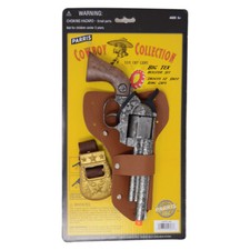 Big Tex Cap Gun Toy Die Cast Revolver Pistol Wild Western Cowboy Replica Prop