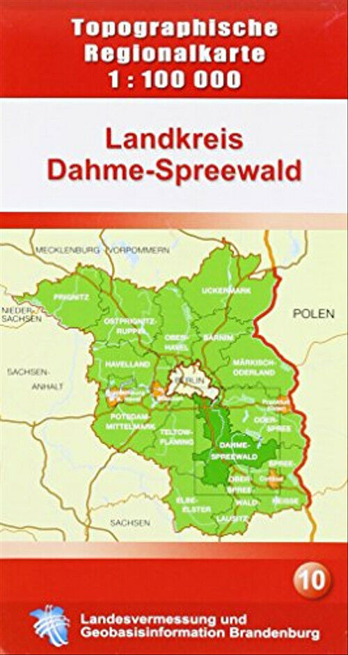 Landkreis Dahme-Spreewald 1 : 100 000 - Unbekannt