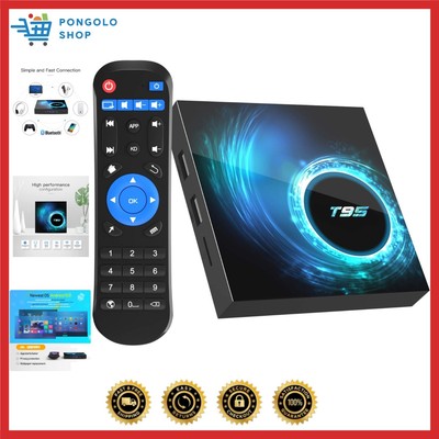 Android 10.0 TV Box, Android Box 4GB RAM 32GB ROM Allwinner H616 Quad-core Sm...