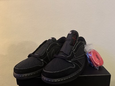 Size 9 - Jordan 1 Retro Low OG SP x Travis Scott Black Phantom