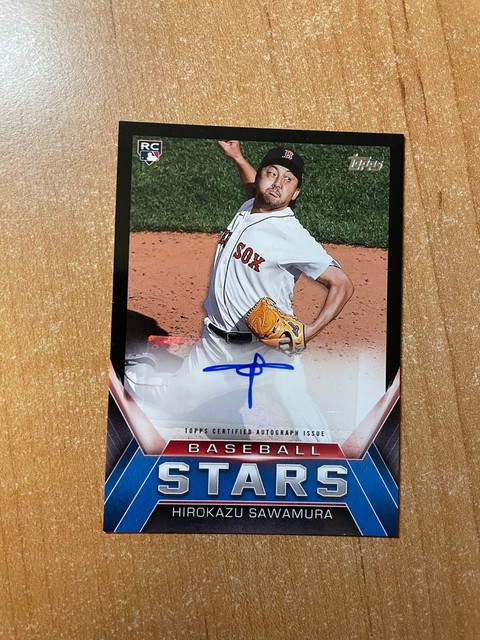 2021 Topps Update - Hirokazu Sawamura - Black Baseball Stars Rookie Auto #d /199