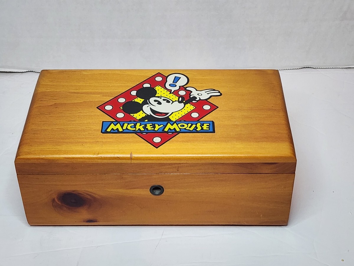 Lane Disney's Micky Mouse Wood Box | eBay