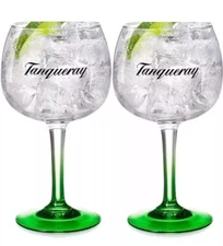 4 Tanqueray Glasses New