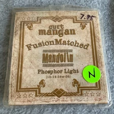 Vtg Curt Mangan Fusion Matched Phosphor Light Mandolin Strings 10-14-24w-36
