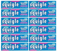 Squigle Enamel Saver Toothpaste  Helps Prevent Canker Sores - 12 Pack