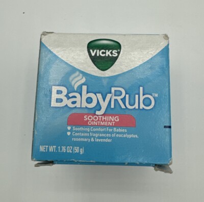 BabyRub Soothing Ointment for Babies - 1.76 oz - Ages 3 Month + Vicks