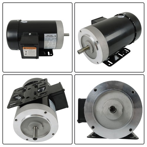 Motor trifásico de uso general 3HP 3450RPM 230V/460V CW/CCW TEFC 2 polos 60HZ - Imagen 3 de 10