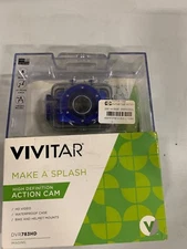 VIVITAR DVR783HD High Def Action Cam Waterproof Case Blue
