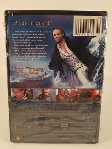 MASTER AND COMMANDER (WIDESCREEN) Factory Sealed DVD Russell Crowe - Picture 2 of 2