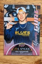 2021 22 Upper Deck Jake Neighbours Young Guns Canvas #C223 St Louis Blues 