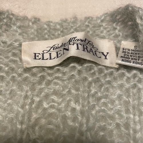 Vtg Linda Allard For Ellen Tracy Mohair Blend Cardigan Sweater S - Runs Larger ? - Picture 4 of 4