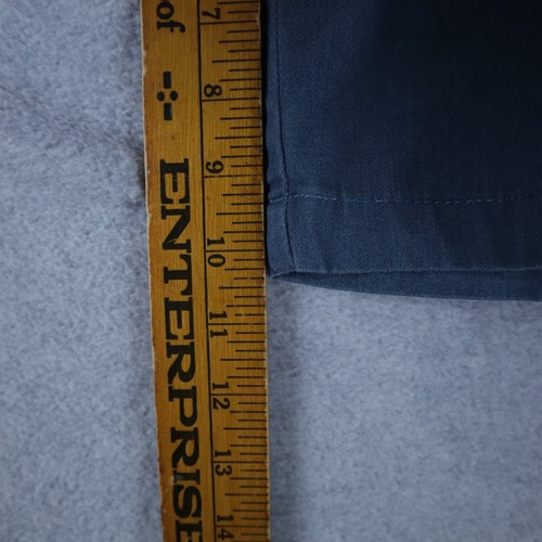 Volcom Shorts Mens 38 Chino Casual Surfer Skater Flat Front Blue - Picture 6 of 8