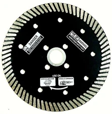 Premium 5-Inch Diamond Blade for Masonry, Concrete, Dry Cutting, Continuous Rim