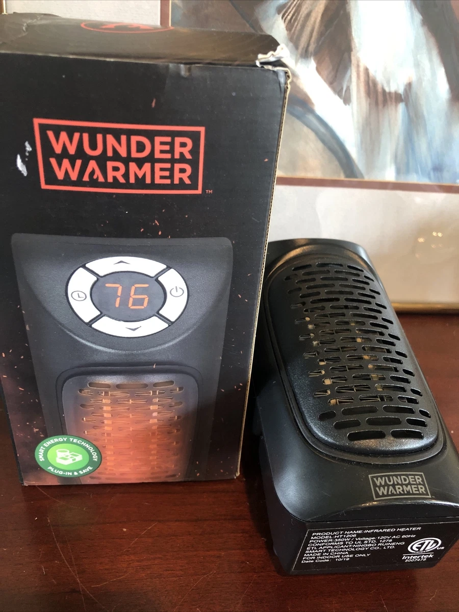 WONDER WARMER 350W Ceramic Space Heater w/ Adjustable Thermostat | eBay