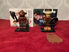 LEGO Minifigures Series 8827 Minotaur/Series 71007 Hun Warrior BOTH NEW RETIRED