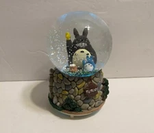 My Neighbor Totoro Snow Globe Music Statue 5” Tall,new!