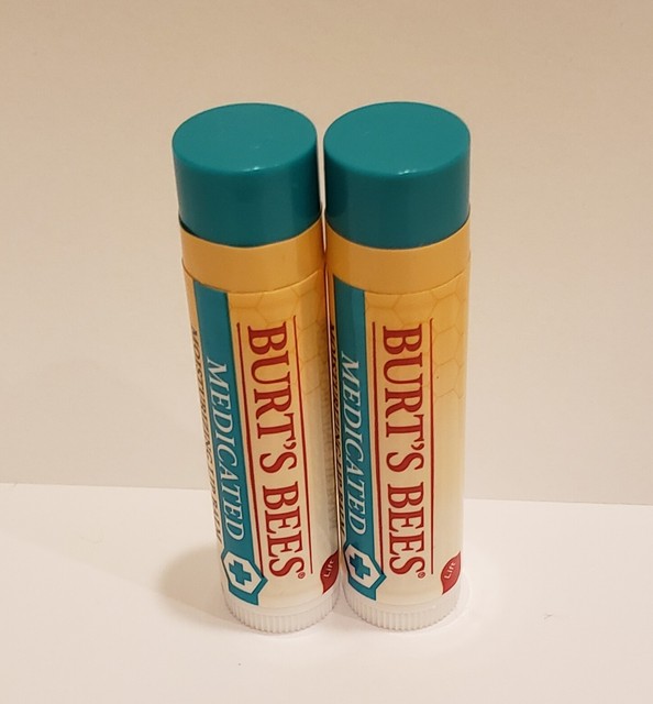 Burt's Bees Medicated Lip Balm With Menthol & Eucalyptus for sale