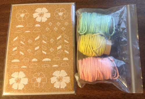 Stampin Up! SWEET SORBET Accessory Pack  Baker’s Twine & Corkboard Over 15 Yards