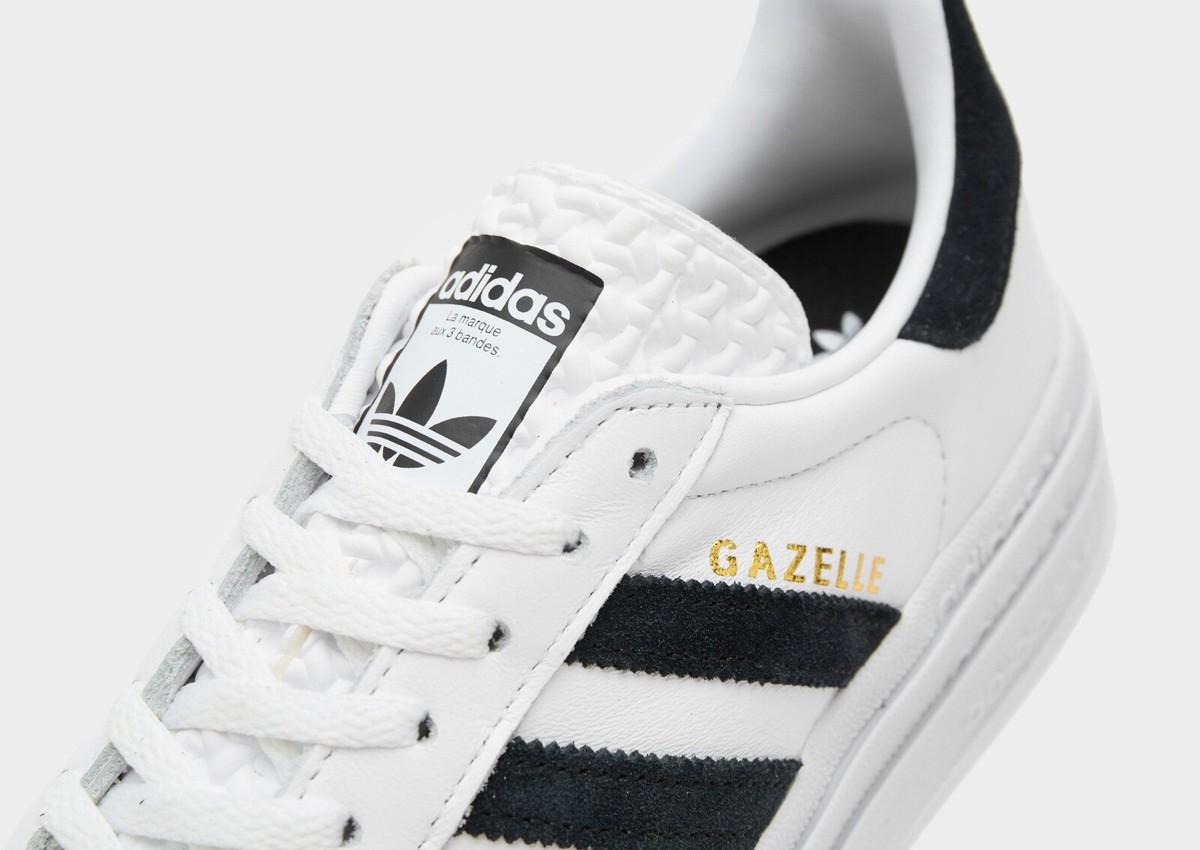 国内配送 adidas GAZELLE BOLD W C.BLACK/F.WHITE/F.WHITE adidas Gazelle Bold Shoes - Black | Unisex Lifestyle | adidas US