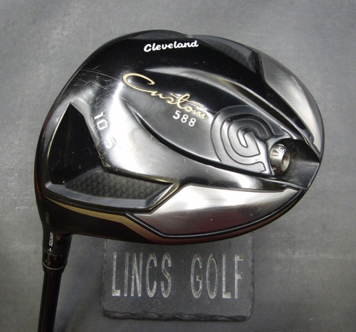 Left Handed Cleveland Custom 588 10.5° Driver Stiff Graphite Shaft Black Grip*
